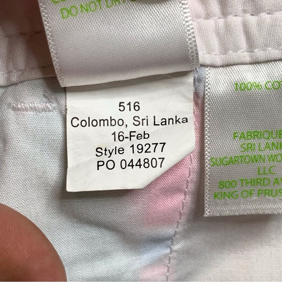 Lilly Pulitzer 19277 Women's Pink White The Callahan Short in Out of the Sea 4 - Picture 12 of 12